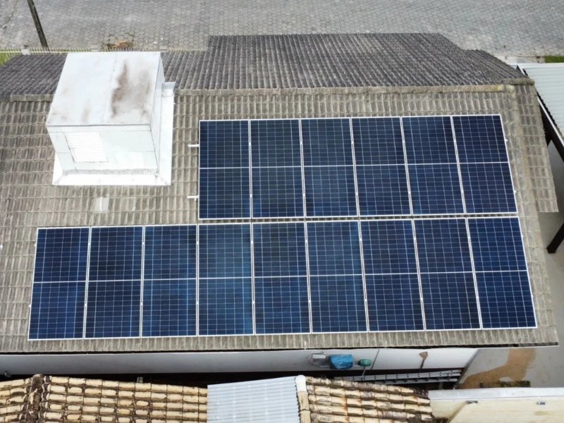 Usina solar instalada pela Lookcam em Cocal do Sul/SC